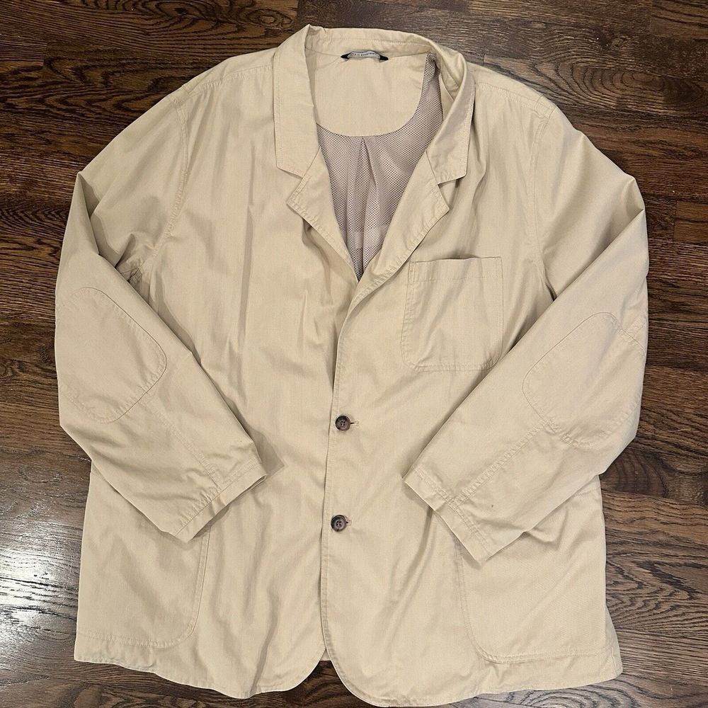 Duluth Trading Blazer Mens 2XL Cotton Nylon Gusseted 2 Button Sport Coat